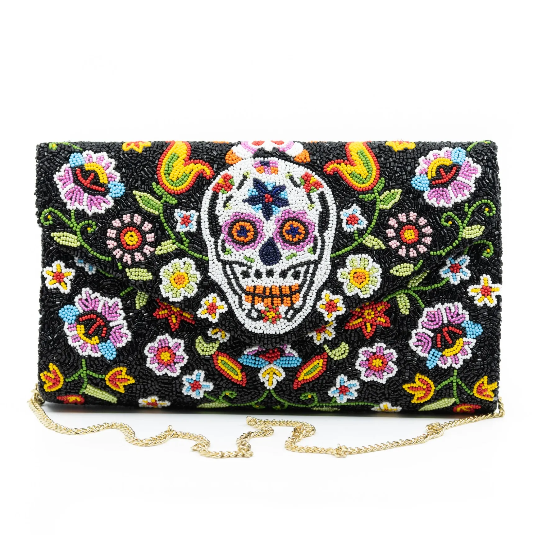 Floral Skull Envelope