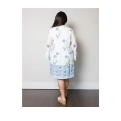 Midi Floral Blue