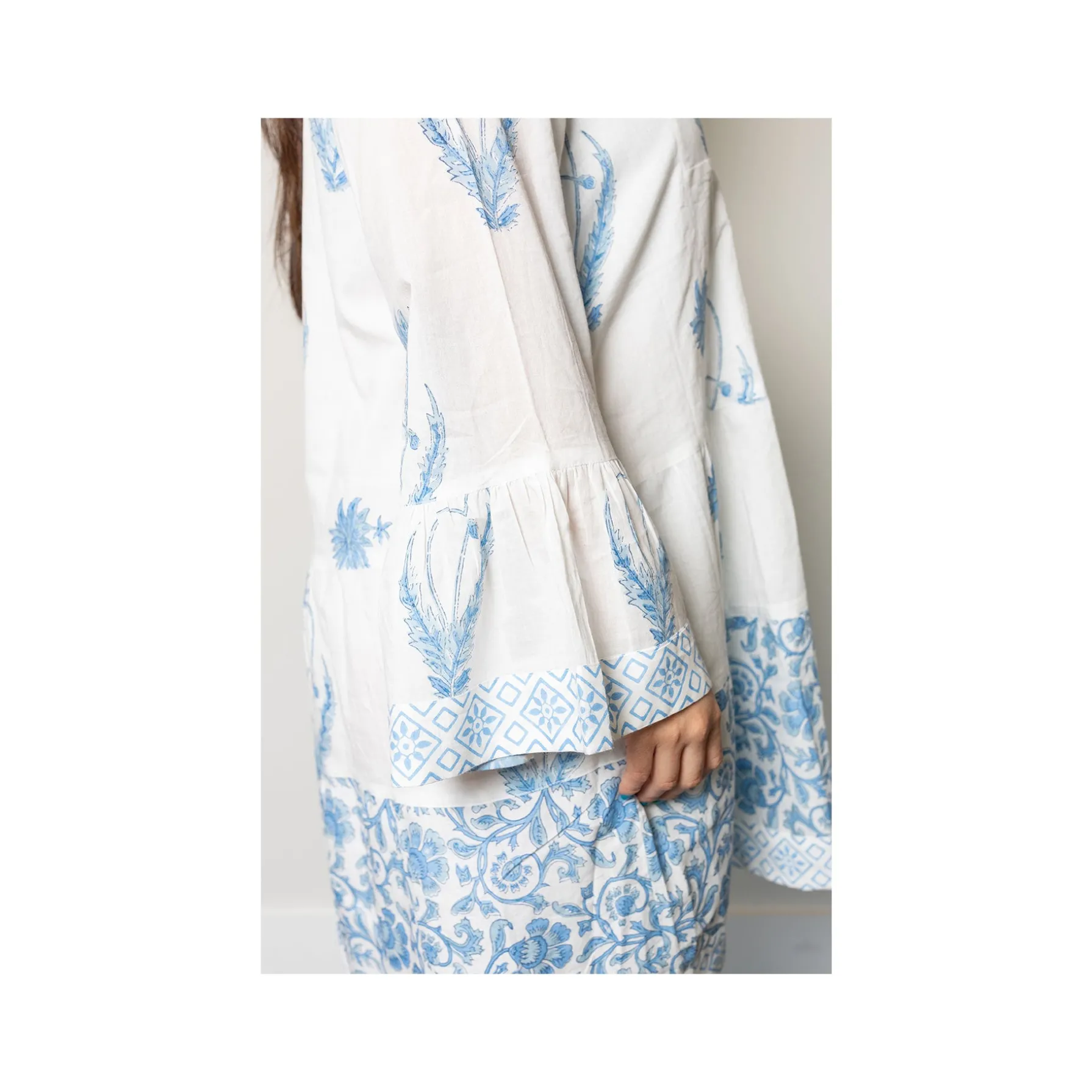 Midi Floral Blue