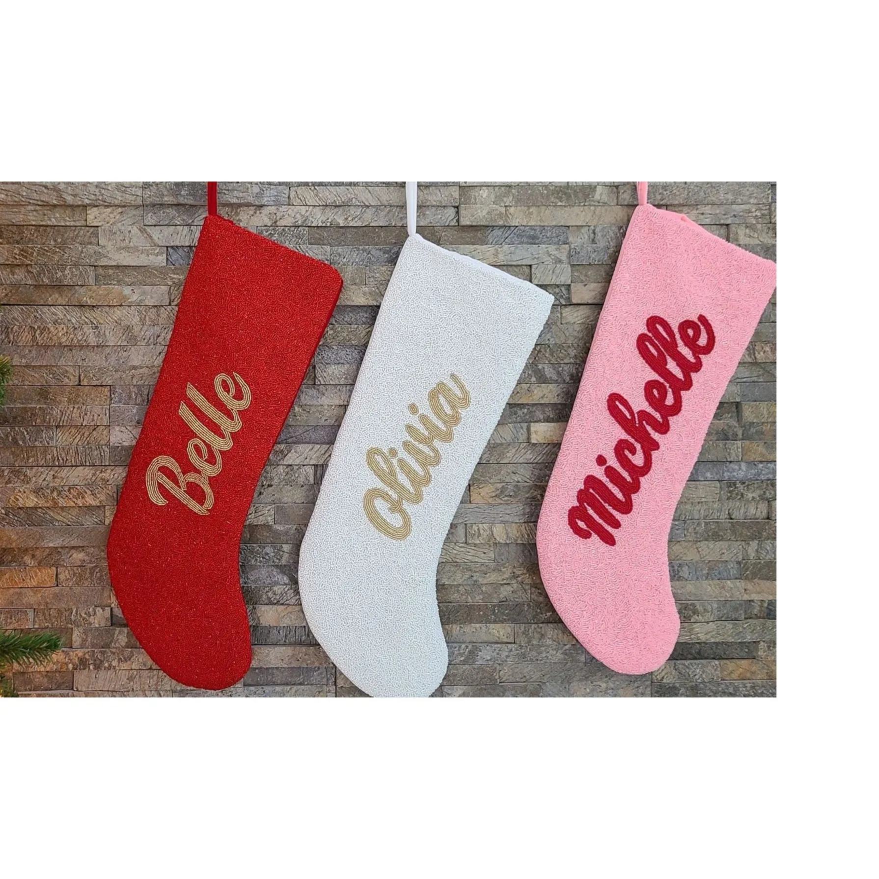 Monogram Stockings