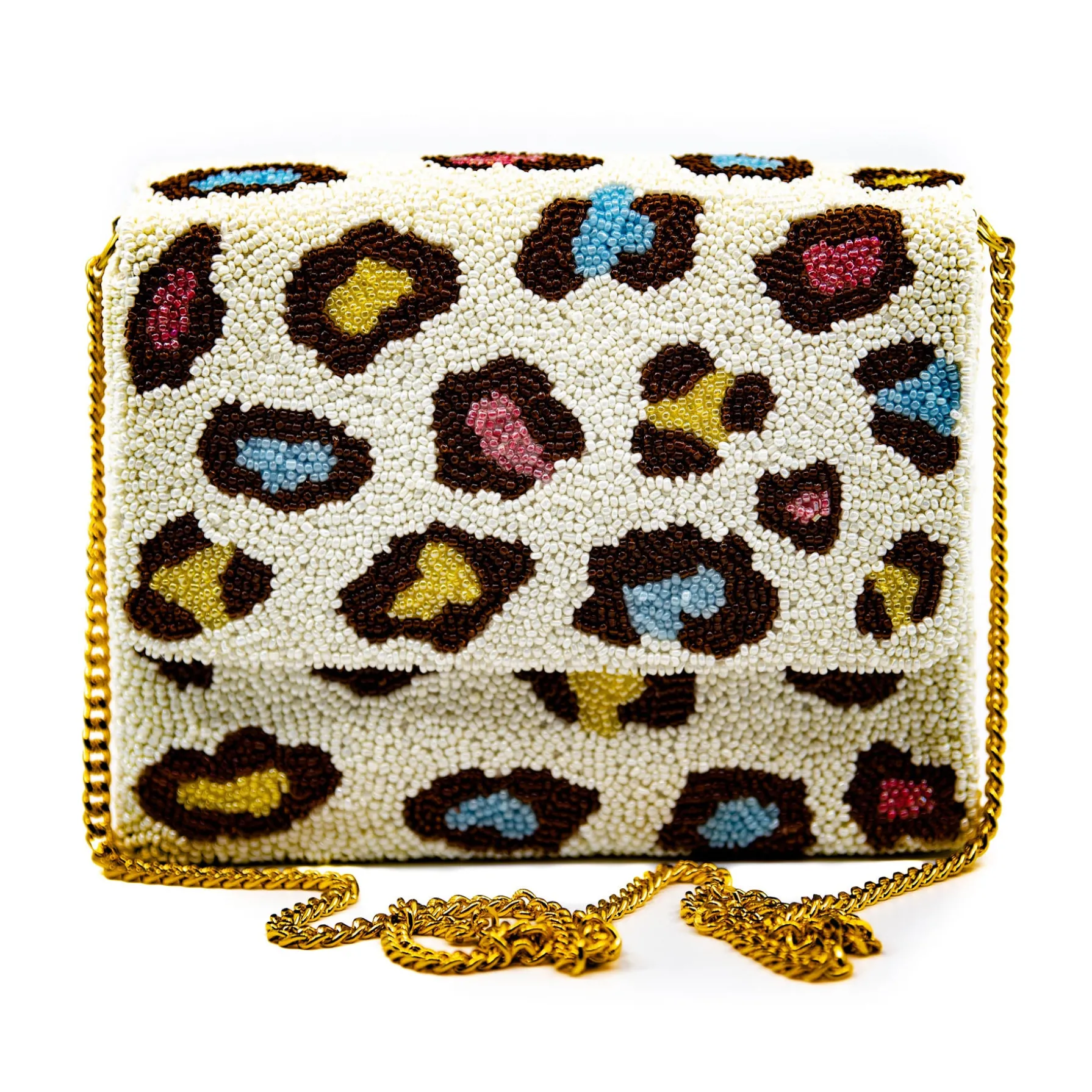 Multi Leopard Shoulder Bag