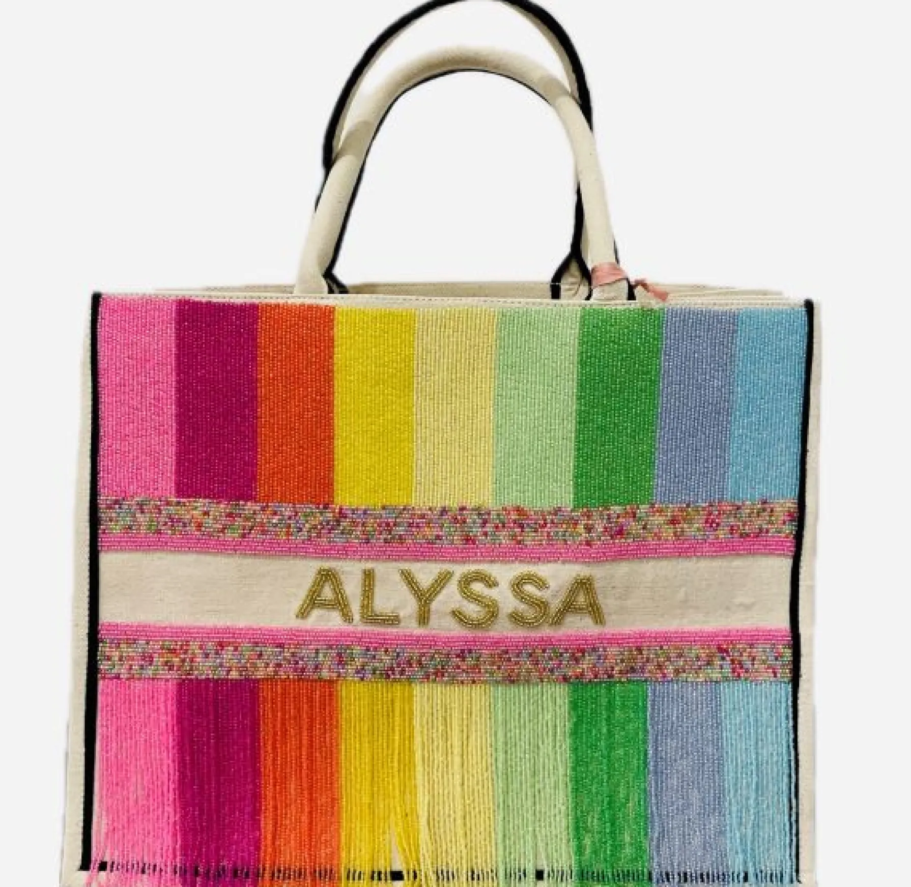 Sample Alyssa Fringes Tote