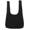Sample Black fully beaded small tote