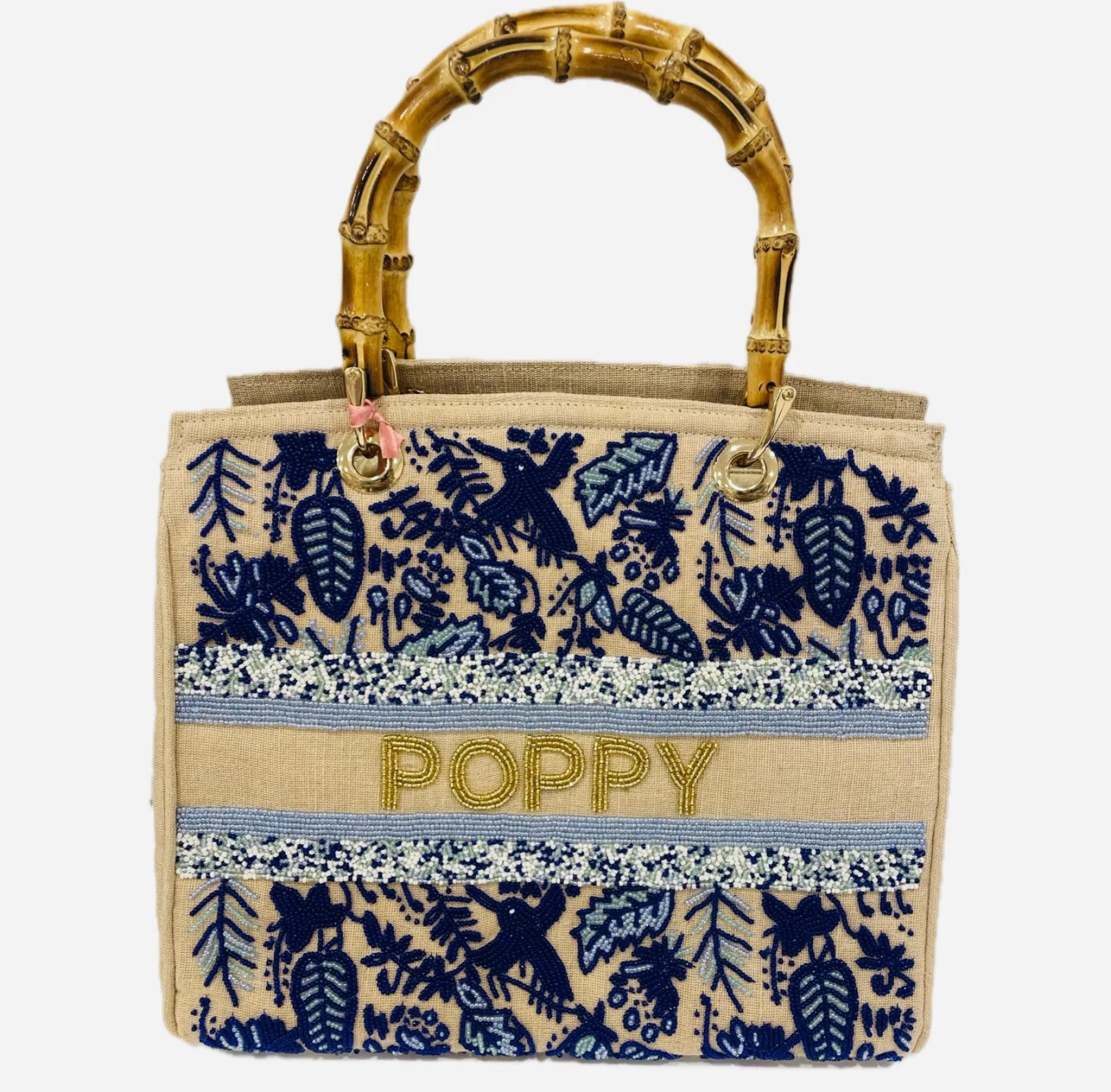 Sample POPPY Bamboo handle Tote