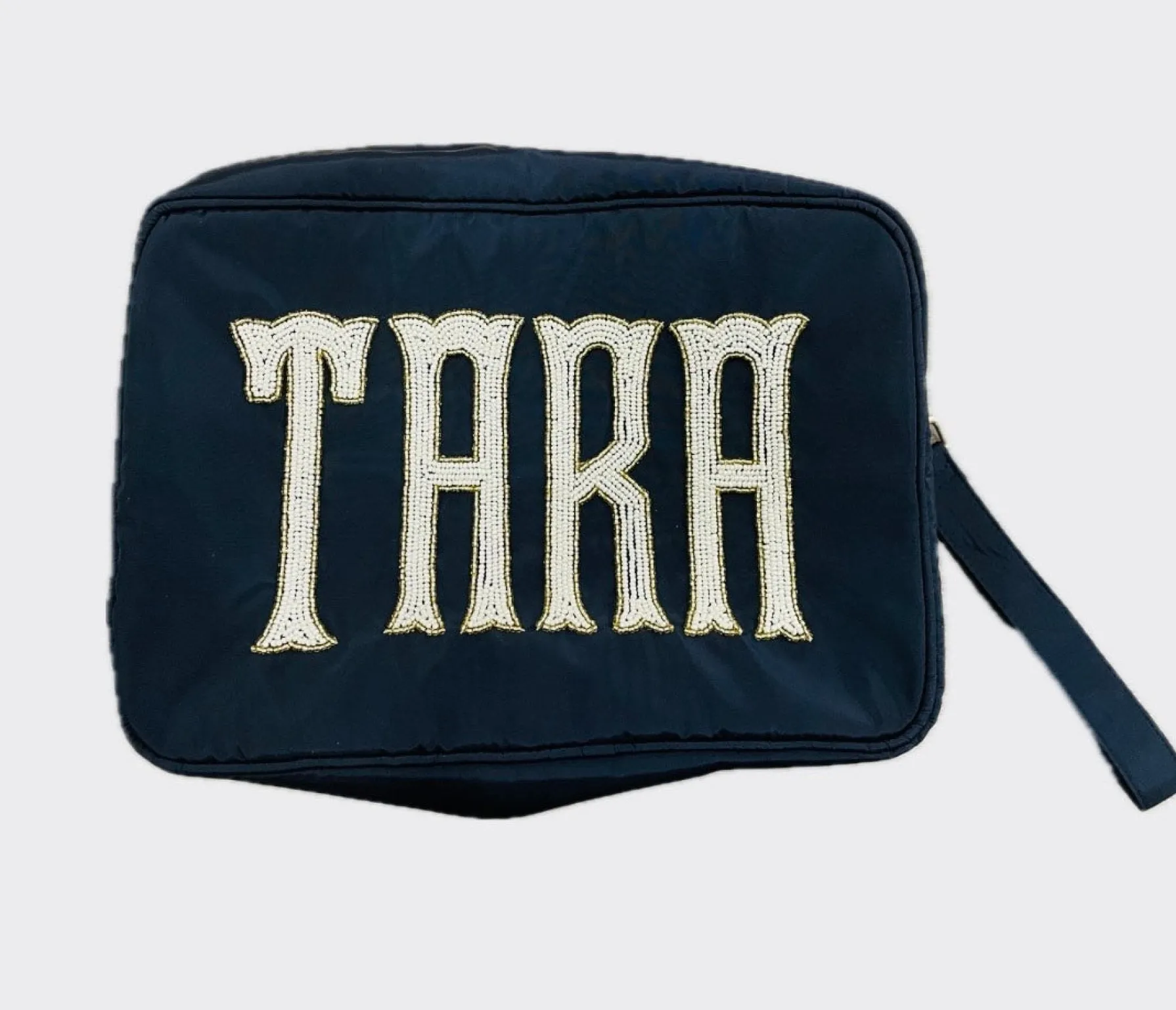 Sample TARA navy cosmetic Nylon bag